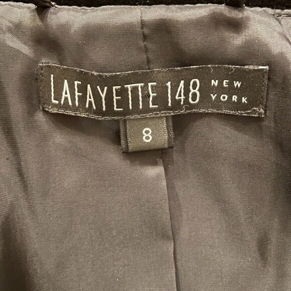 Lafayette 148 Velvet Blazer Jacket Open Front Cascade - Picture 8 of 10